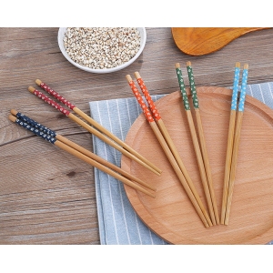 (5雙)印花竹筷