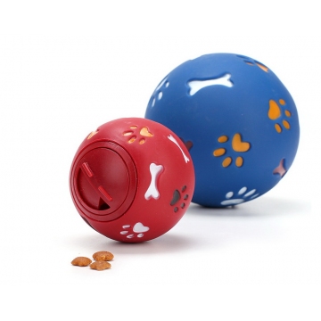 (1入)(顏色隨機)餵食球  邊玩邊吃 直徑7.5cm