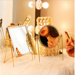 (1入)金色化妝鏡