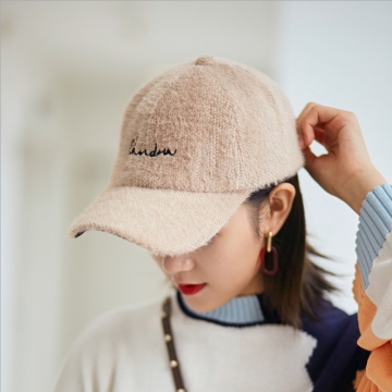 (2入)韓版女生毛線棒球帽