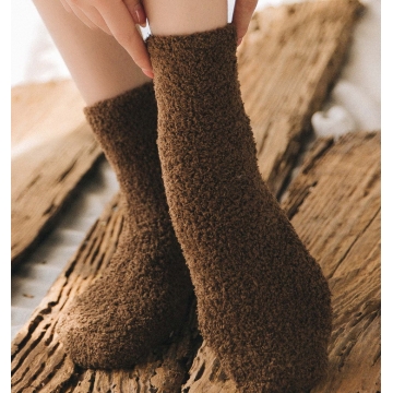 (10雙)(混出)珊瑚絨成人襪